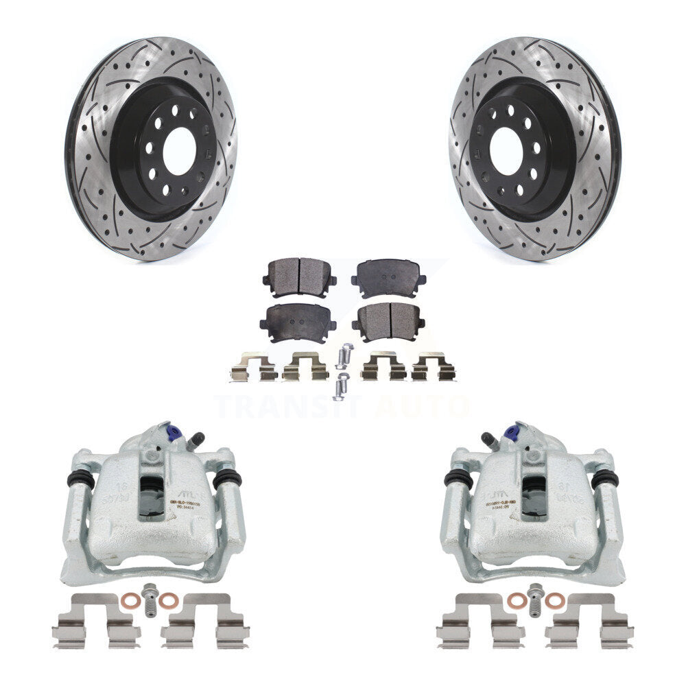 Transit Auto KCD-100450T Disc Brake Kit for 2009-2010 Volkswagen CC, Volkswagen Passat CC - Rear product image