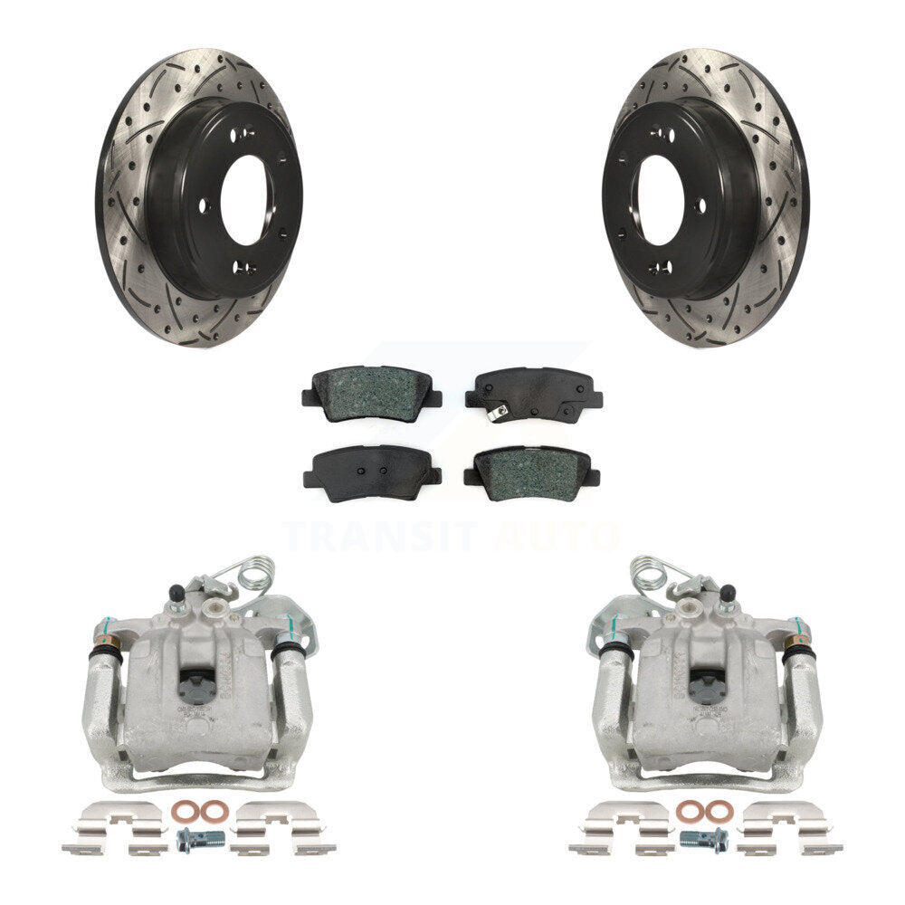 Transit Auto KCD-100451S Disc Brake Kit for 2017-2020 Hyundai Elantra - Rear product image
