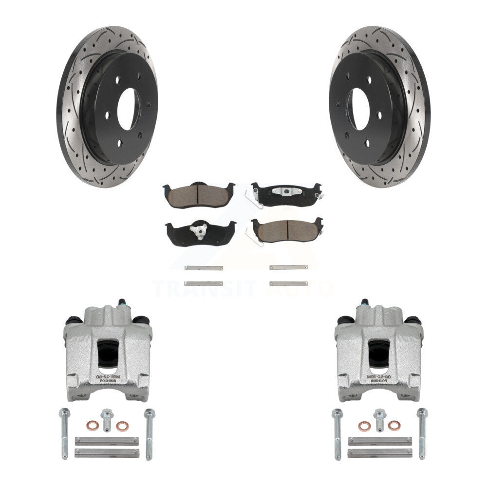 Transit Auto KCD-100452C Disc Brake Kit for 2004-2015 Nissan Armada, INFINITI QX56, Nissan Pathfinder Armada & more - Rear product image