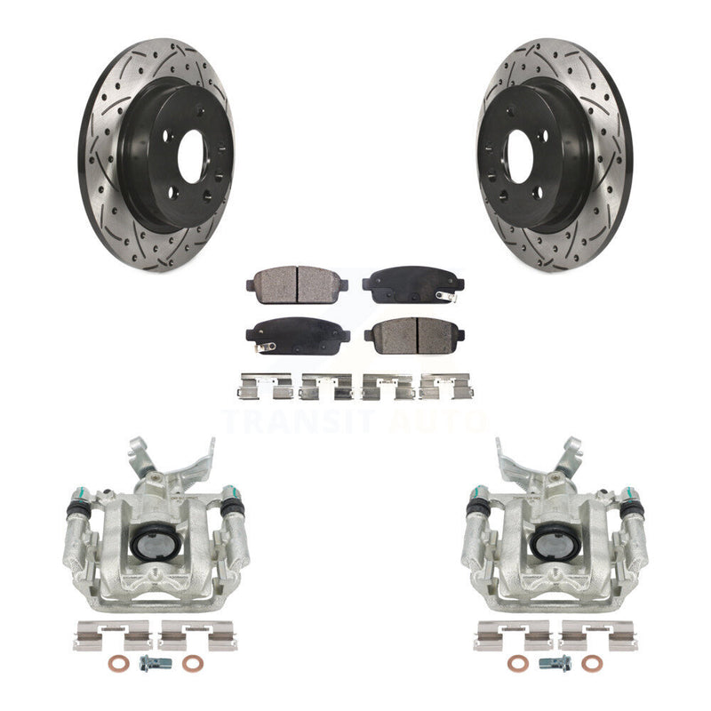Transit Auto KCD-100452P Disc Brake Kit for 2013-2017 Chevrolet Sonic, Buick Encore, Chevrolet Trax - Rear product image