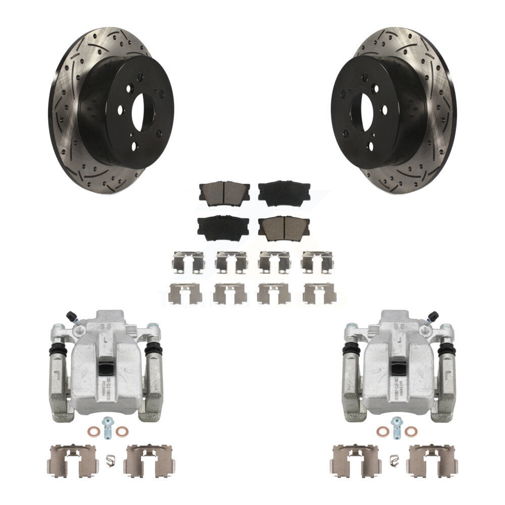 Transit Auto KCD-100453C Disc Brake Kit for 2007-2012 Lexus ES350, Toyota Camry, Toyota Avalon - Rear product image