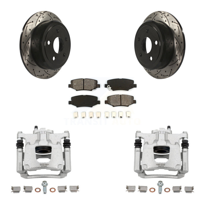 Transit Auto KCD-100453S Disc Brake Kit for 2007-2018 Jeep Wrangler JK, Jeep Wrangler - Rear product image