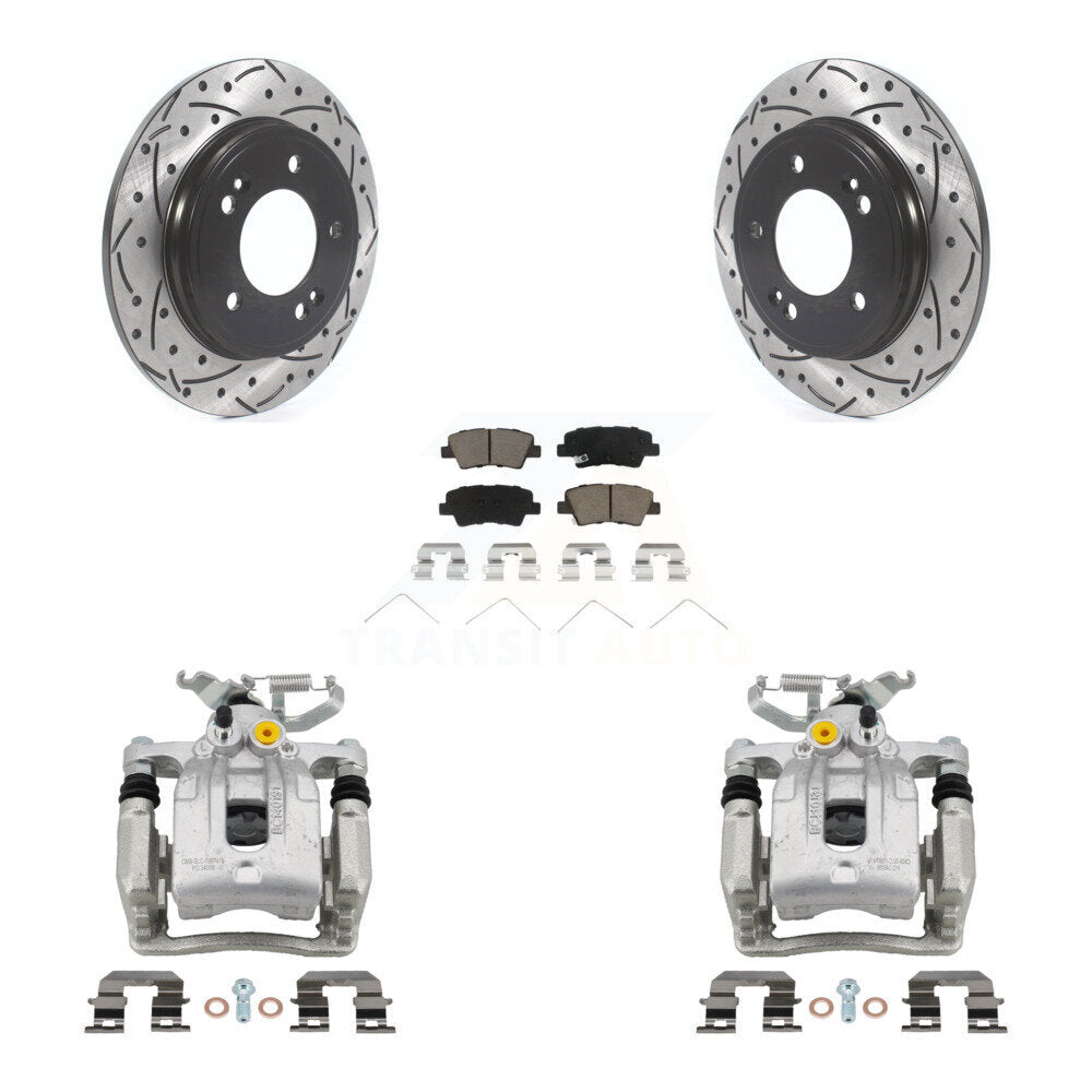 Transit Auto KCD-100454C Disc Brake Kit for 2017-2022 Kia Niro, Hyundai Elantra, Hyundai Ioniq - Rear product image