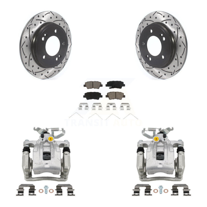 Transit Auto KCD-100454C Disc Brake Kit for 2017-2022 Kia Niro, Hyundai Elantra, Hyundai Ioniq - Rear product image