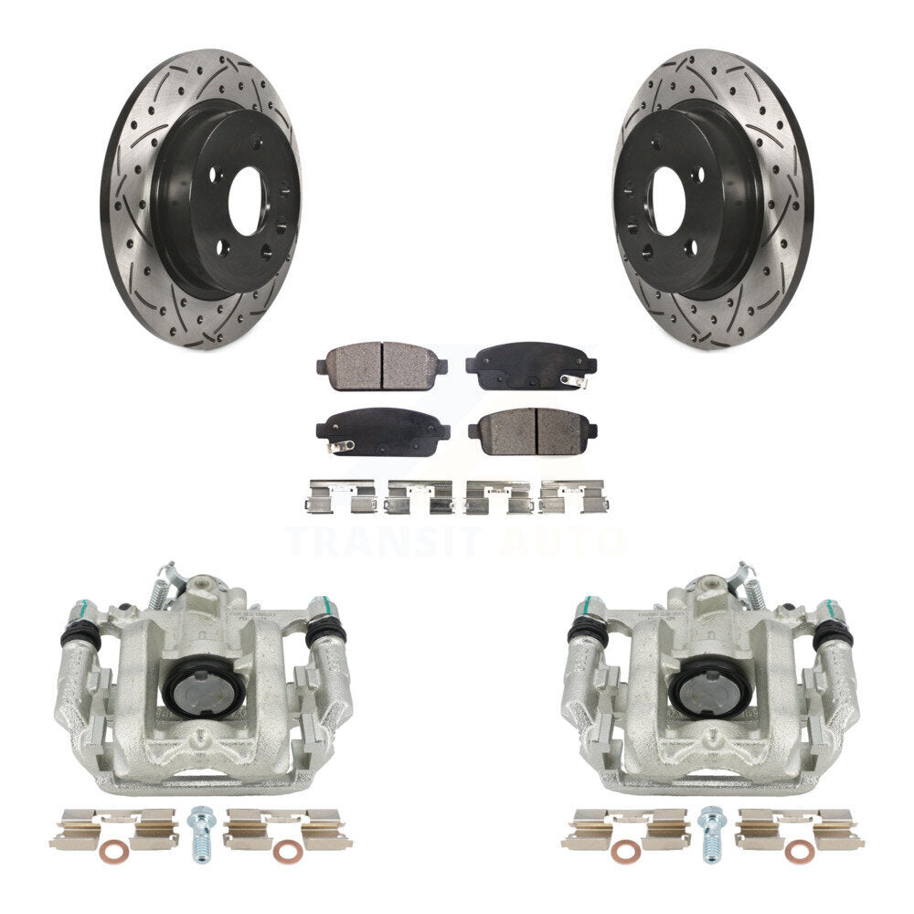 Transit Auto KCD-100454T Disc Brake Kit for 2011-2016 Chevrolet Cruze Limited, Chevrolet Cruze - Rear product image