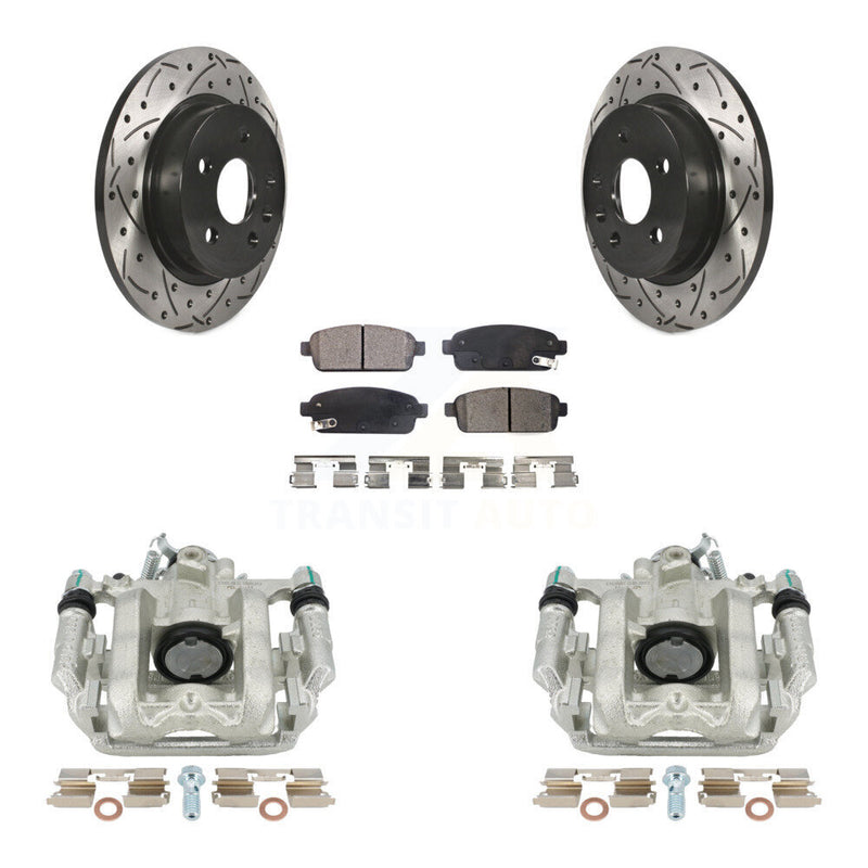 Transit Auto KCD-100454T Disc Brake Kit for 2011-2016 Chevrolet Cruze Limited, Chevrolet Cruze - Rear product image
