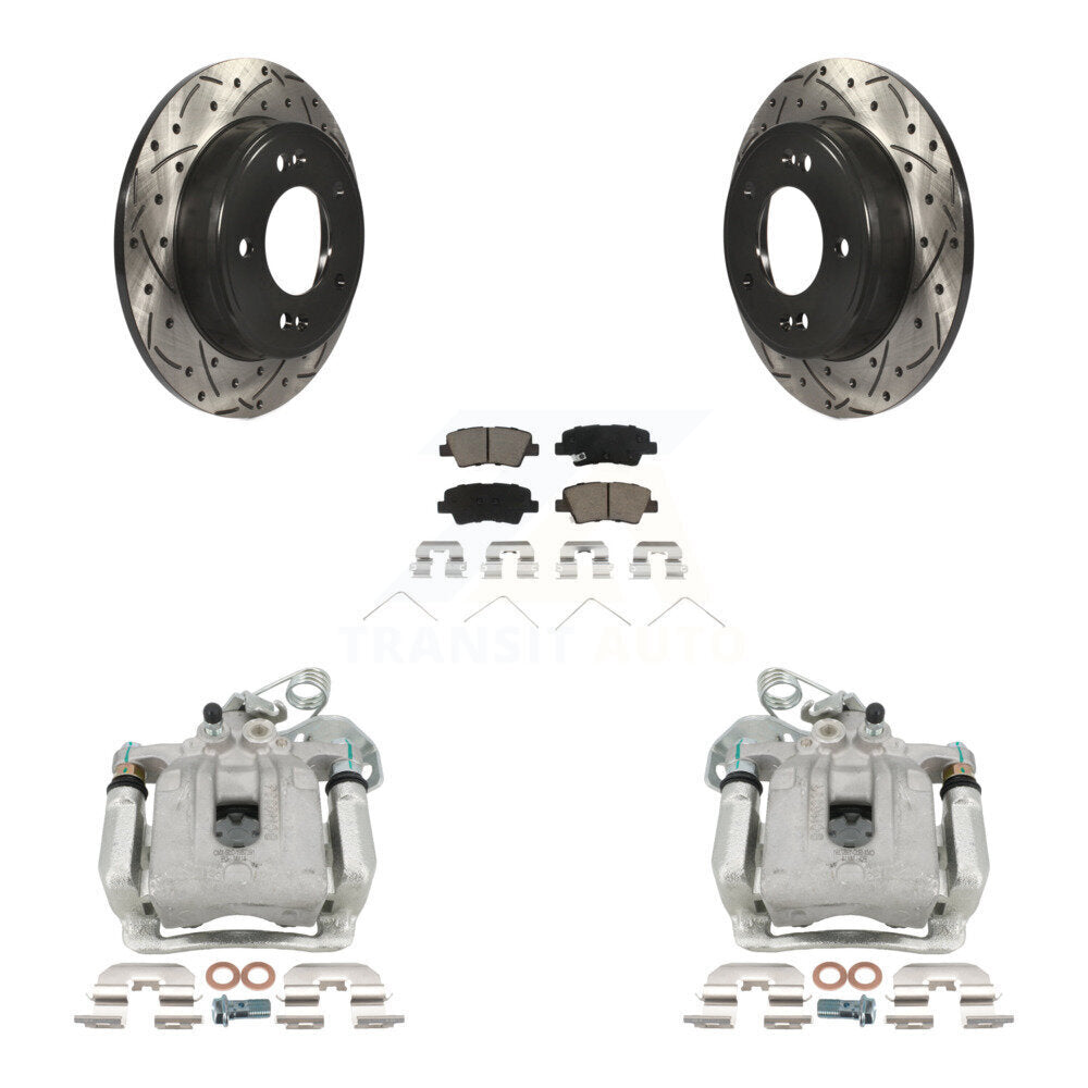 Transit Auto KCD-100455C Disc Brake Kit for 2017-2020 Hyundai Elantra - Rear product image