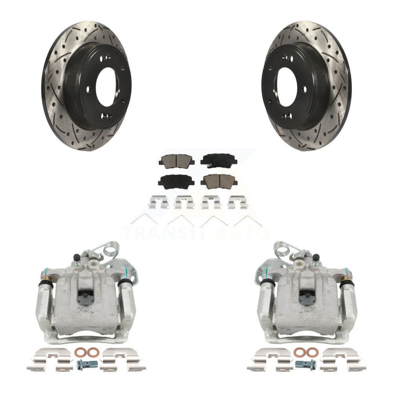 Transit Auto KCD-100455C Disc Brake Kit for 2017-2020 Hyundai Elantra - Rear product image