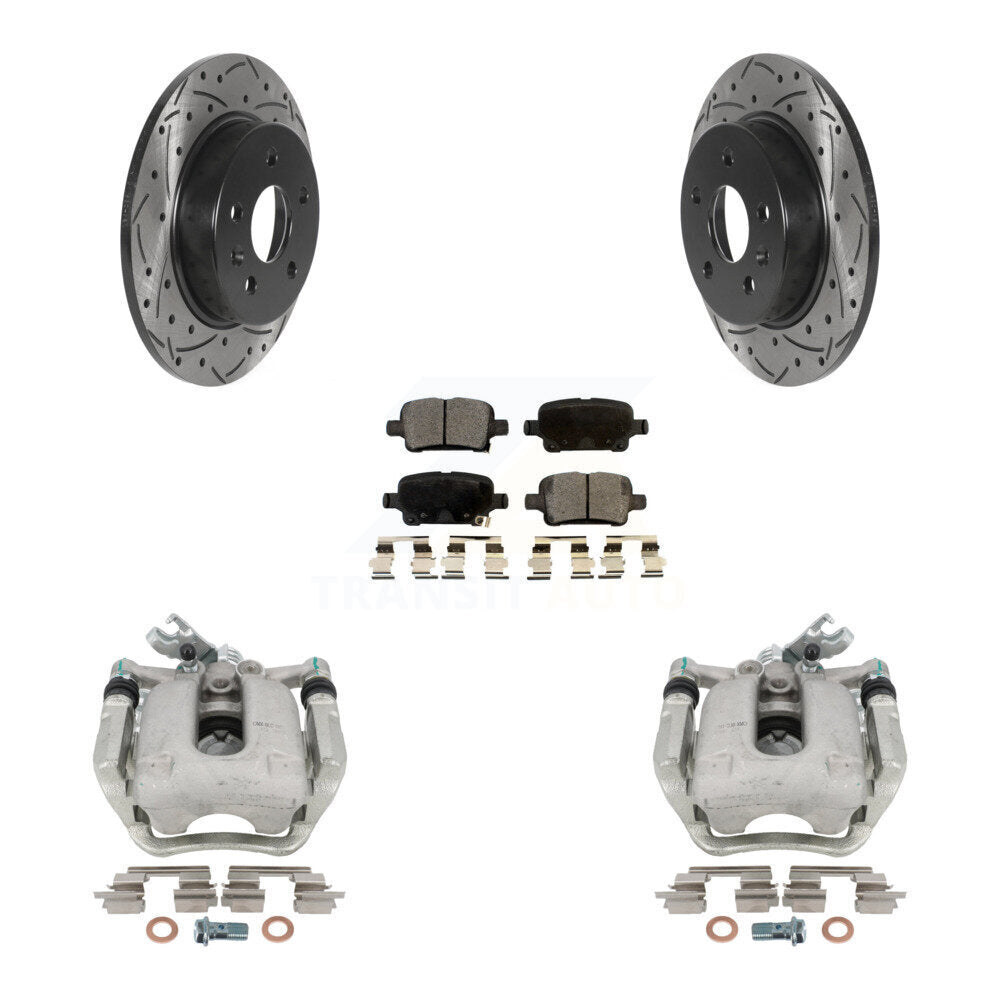 Transit Auto KCD-100455P Disc Brake Kit for 2016-2019 Chevrolet Cruze - Rear product image