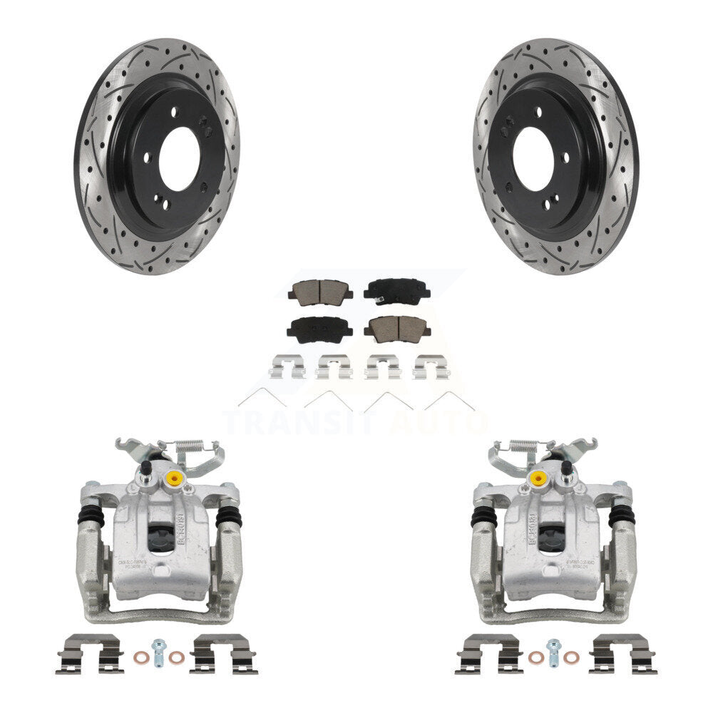 Transit Auto KCD-100456C Disc Brake Kit for 2017-2019 Kia Niro, Hyundai Ioniq - Rear product image