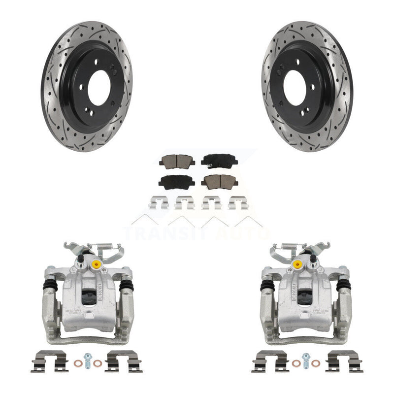 Transit Auto KCD-100456C Disc Brake Kit for 2017-2019 Kia Niro, Hyundai Ioniq - Rear product image