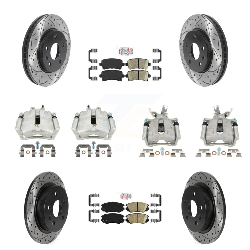 Transit Auto KCD-100456N Disc Brake Kit for 2014-2016 Chevrolet Malibu Limited, Chevrolet Malibu - Front and Rear product image