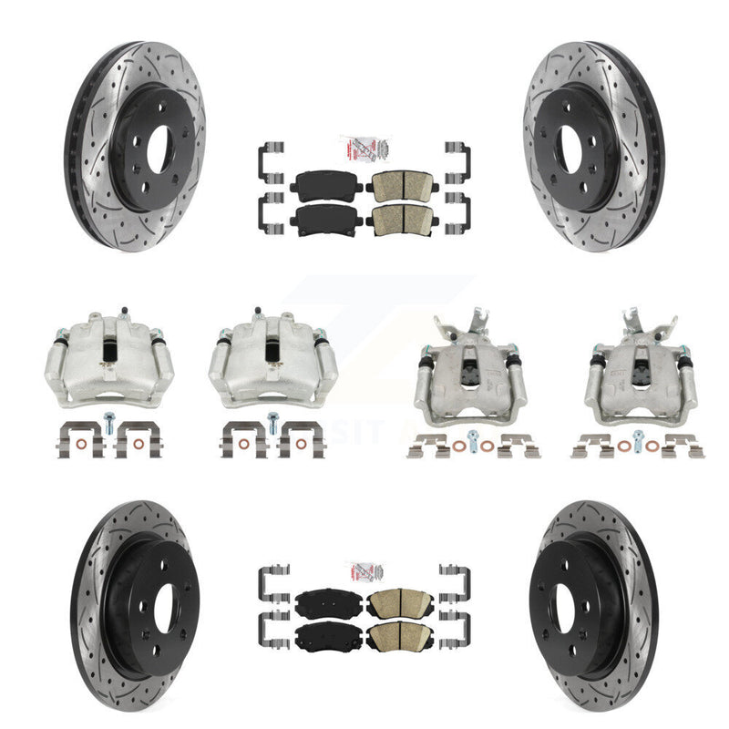 Transit Auto KCD-100456N Disc Brake Kit for 2014-2016 Chevrolet Malibu Limited, Chevrolet Malibu - Front and Rear product image
