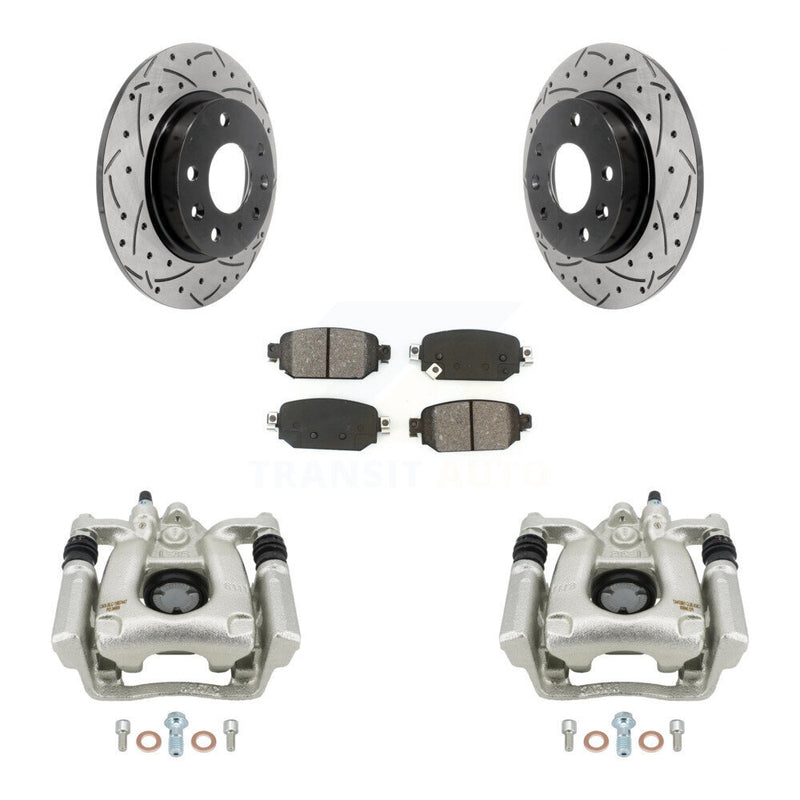 Transit Auto KCD-100456S Disc Brake Kit for 2017-2018 Mazda 3, Mazda 3 Sport - Rear product image