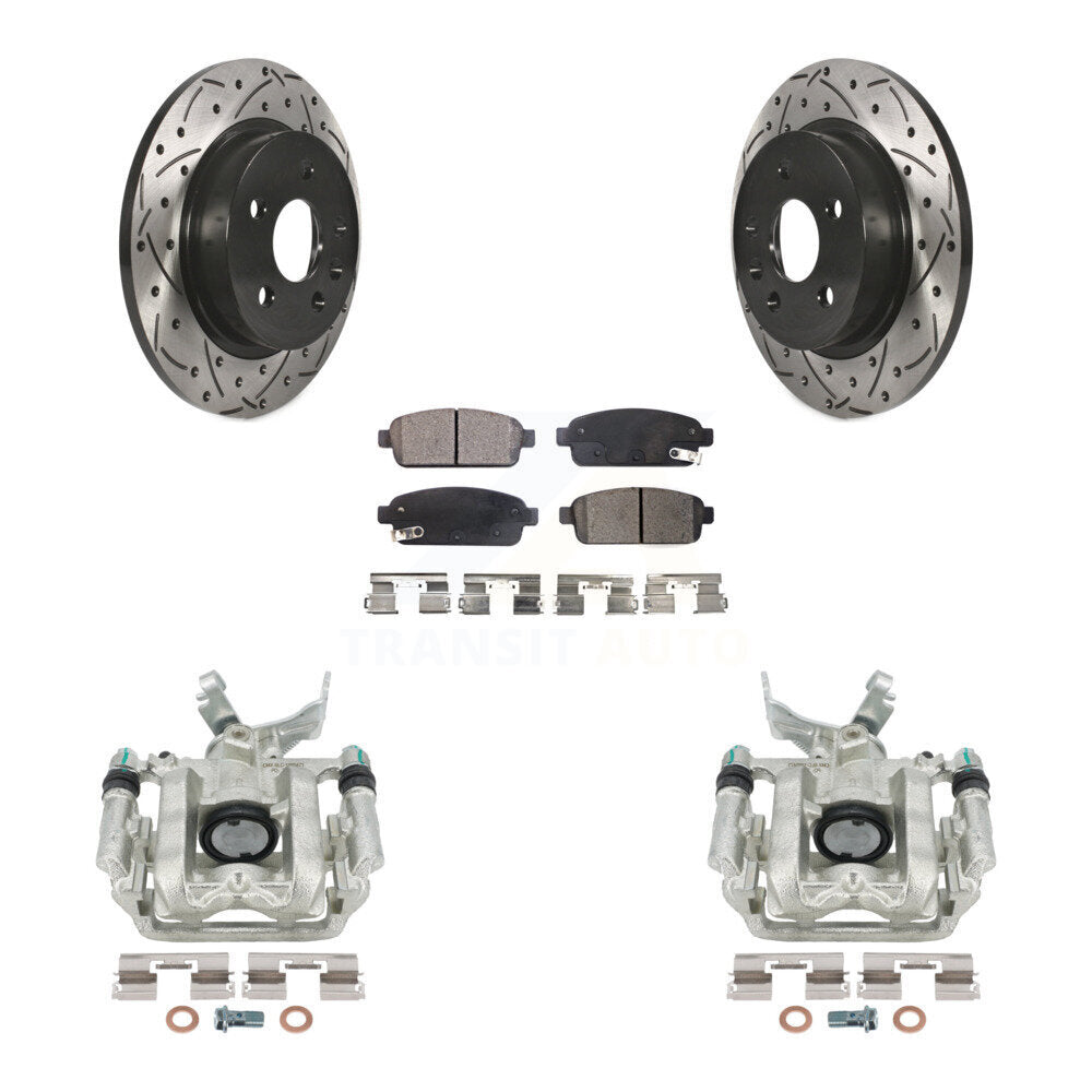 Transit Auto KCD-100456T Disc Brake Kit for 2013-2017 Chevrolet Sonic, Buick Encore, Chevrolet Trax - Rear product image