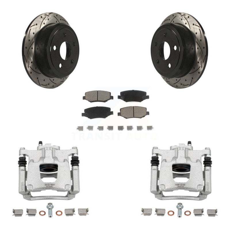 Transit Auto KCD-100457C Disc Brake Kit for 2007-2018 Jeep Wrangler JK, Jeep Wrangler - Rear product image