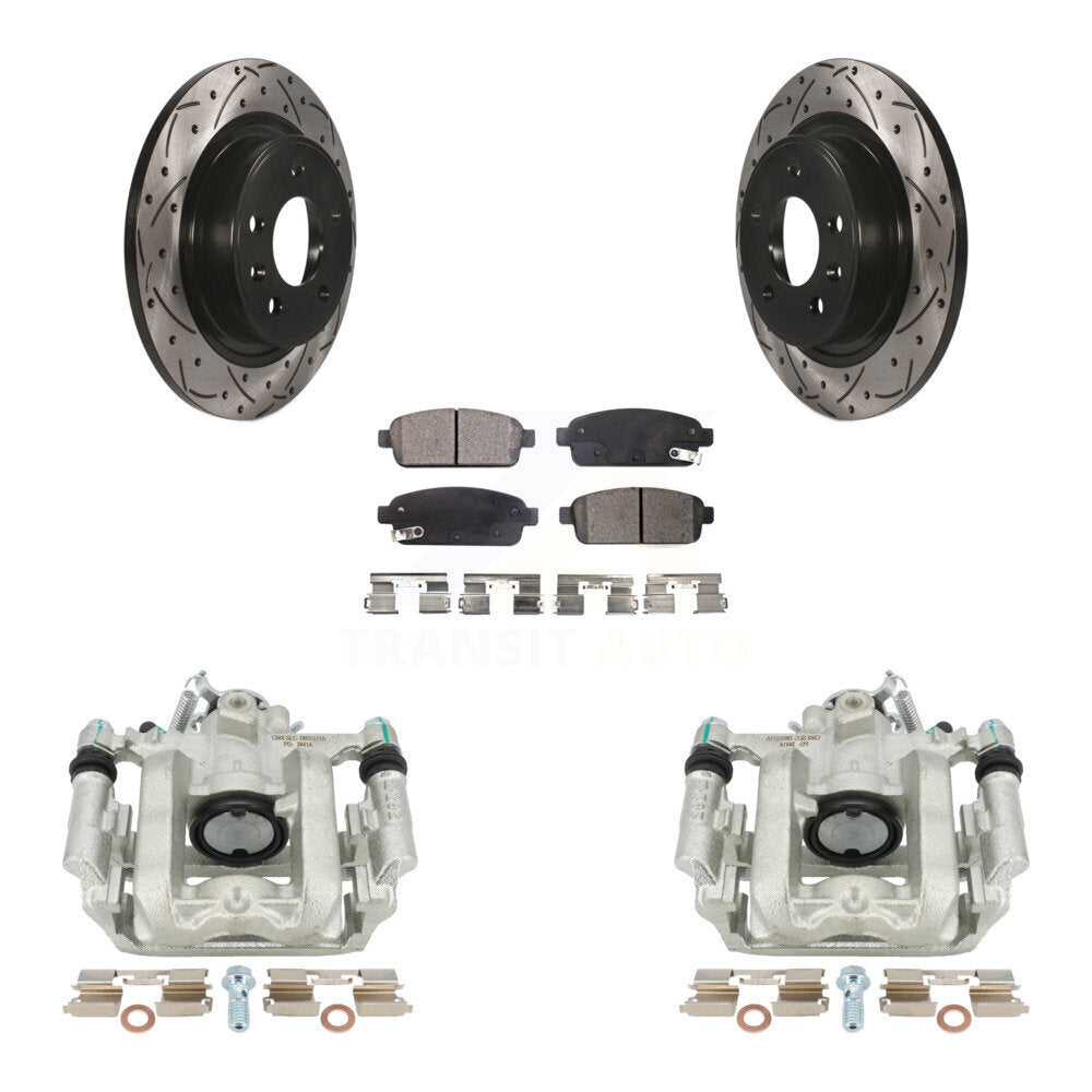Transit Auto KCD-100457T Disc Brake Kit for 2011-2015 Cadillac ELR, Chevrolet Cruze, Chevrolet Orlando & more - Rear product image
