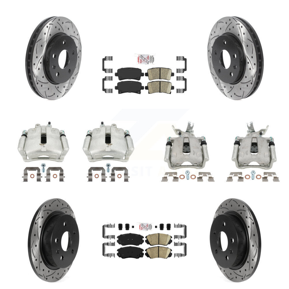 Transit Auto KCD-100458N Disc Brake Kit for 2014-2016 Chevrolet Malibu Limited, Chevrolet Malibu - Front and Rear product image