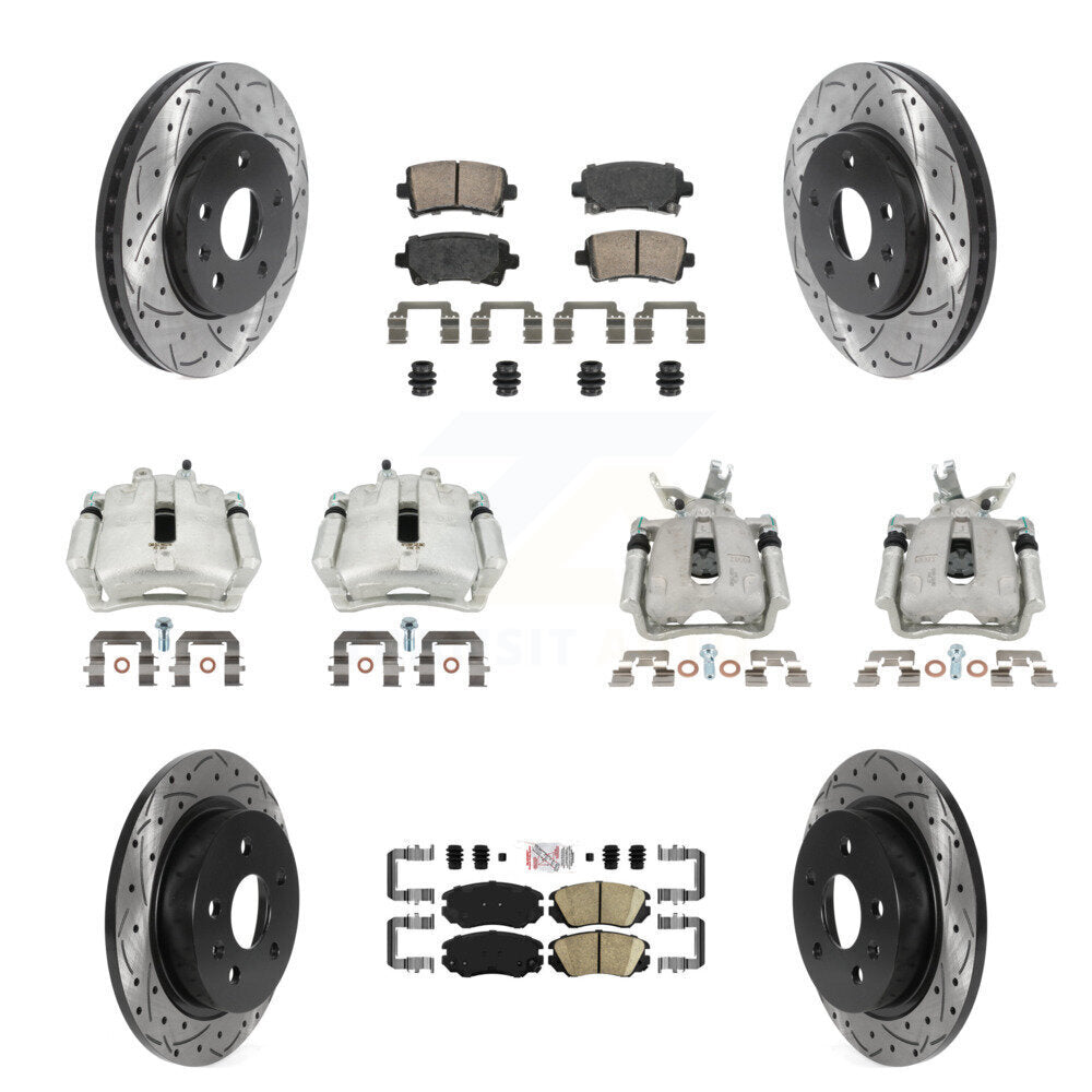 Transit Auto KCD-100459N Disc Brake Kit for 2014-2016 Chevrolet Malibu Limited, Chevrolet Malibu - Front and Rear product image