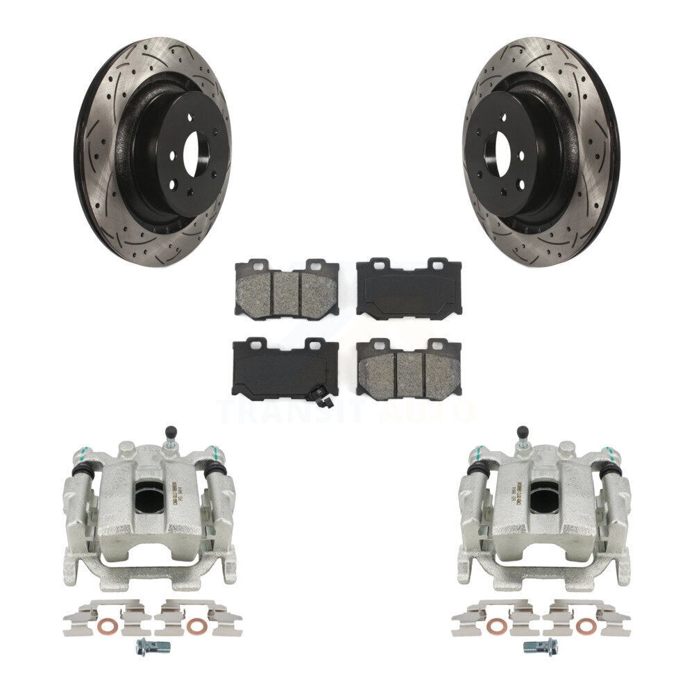 Transit Auto KCD-100459S Disc Brake Kit for 2010-2013 INFINITI G37 - Rear product image