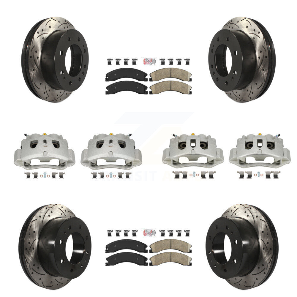 Transit Auto KCD-100460N Disc Brake Kit for 2011-2019 Chevrolet Suburban 3500 HD, Chevrolet Silverado 2500 HD, Chevrolet Silverado 3500 HD & more - Front and Rear product image