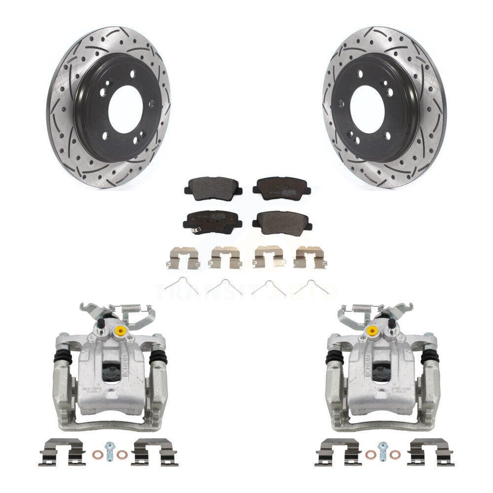 Transit Auto KCD-100460P Disc Brake Kit for 2017-2022 Kia Niro, Hyundai Elantra, Hyundai Ioniq - Rear product image
