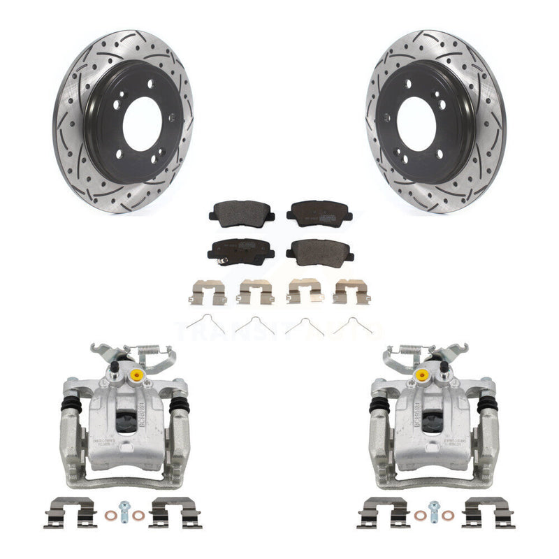 Transit Auto KCD-100460P Disc Brake Kit for 2017-2022 Kia Niro, Hyundai Elantra, Hyundai Ioniq - Rear product image