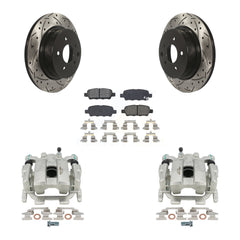 Transit Auto KCD-100460S Disc Brake Kit for 2009-2020 INFINITI Q40, INFINITI QX50, INFINITI EX37 & more - Rear product image