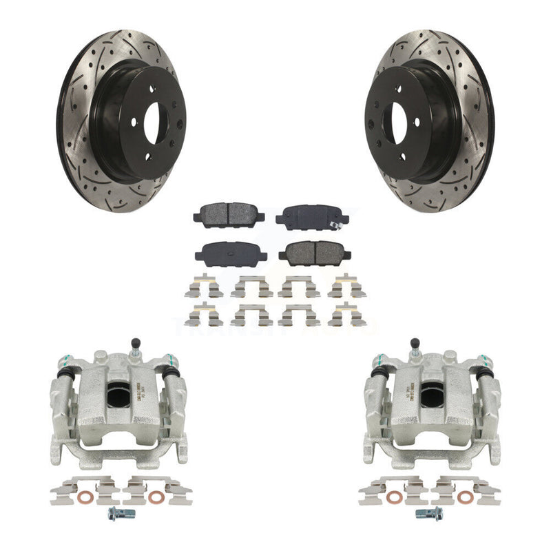 Transit Auto KCD-100460S Disc Brake Kit for 2009-2020 INFINITI Q40, INFINITI QX50, INFINITI EX37 & more - Rear product image