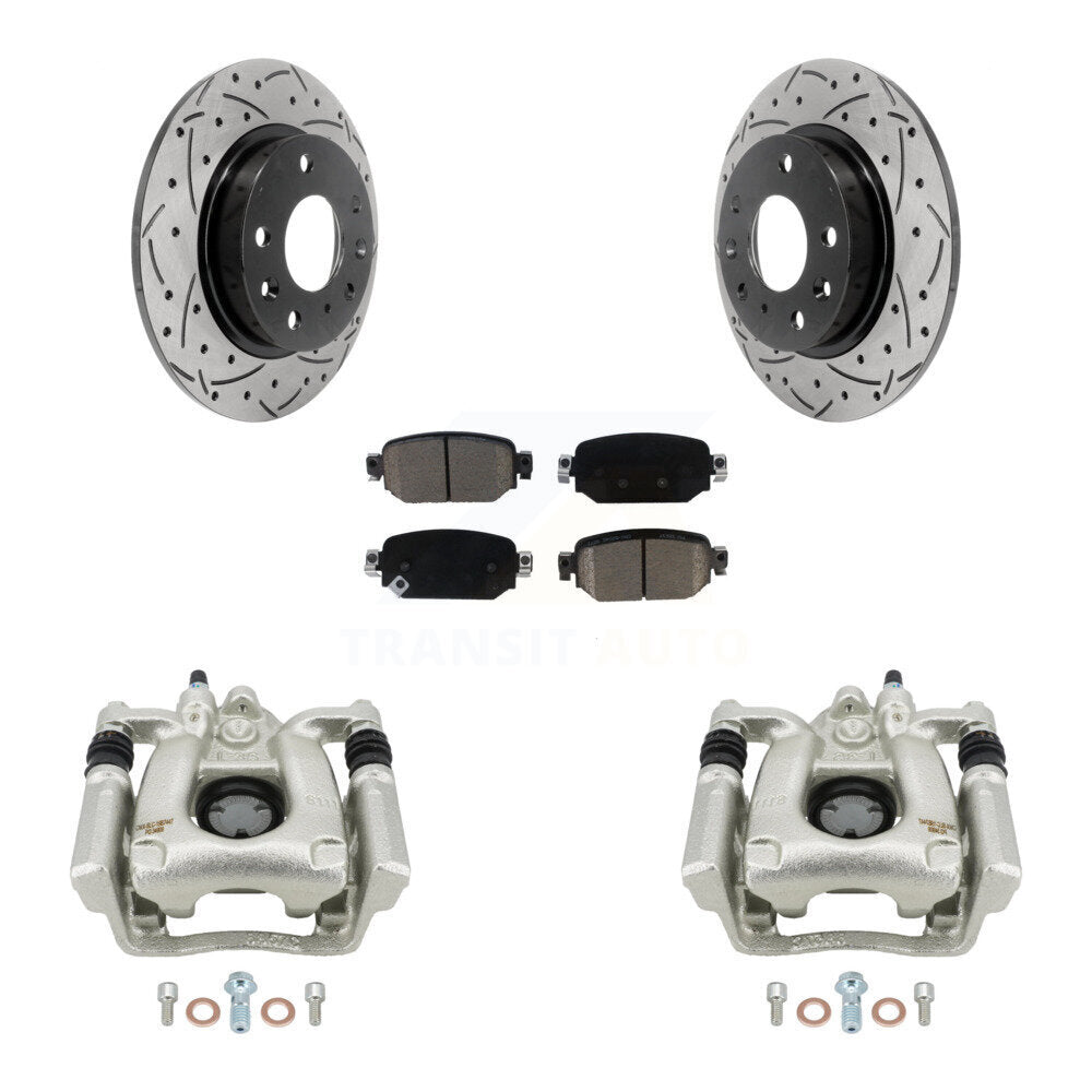 Transit Auto KCD-100461C Disc Brake Kit for 2017-2018 Mazda 3, Mazda 3 Sport - Rear product image