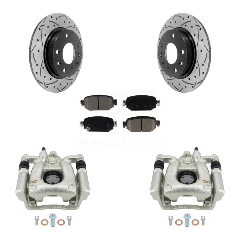 Transit Auto KCD-100461C Disc Brake Kit for 2017-2018 Mazda 3, Mazda 3 Sport - Rear product image