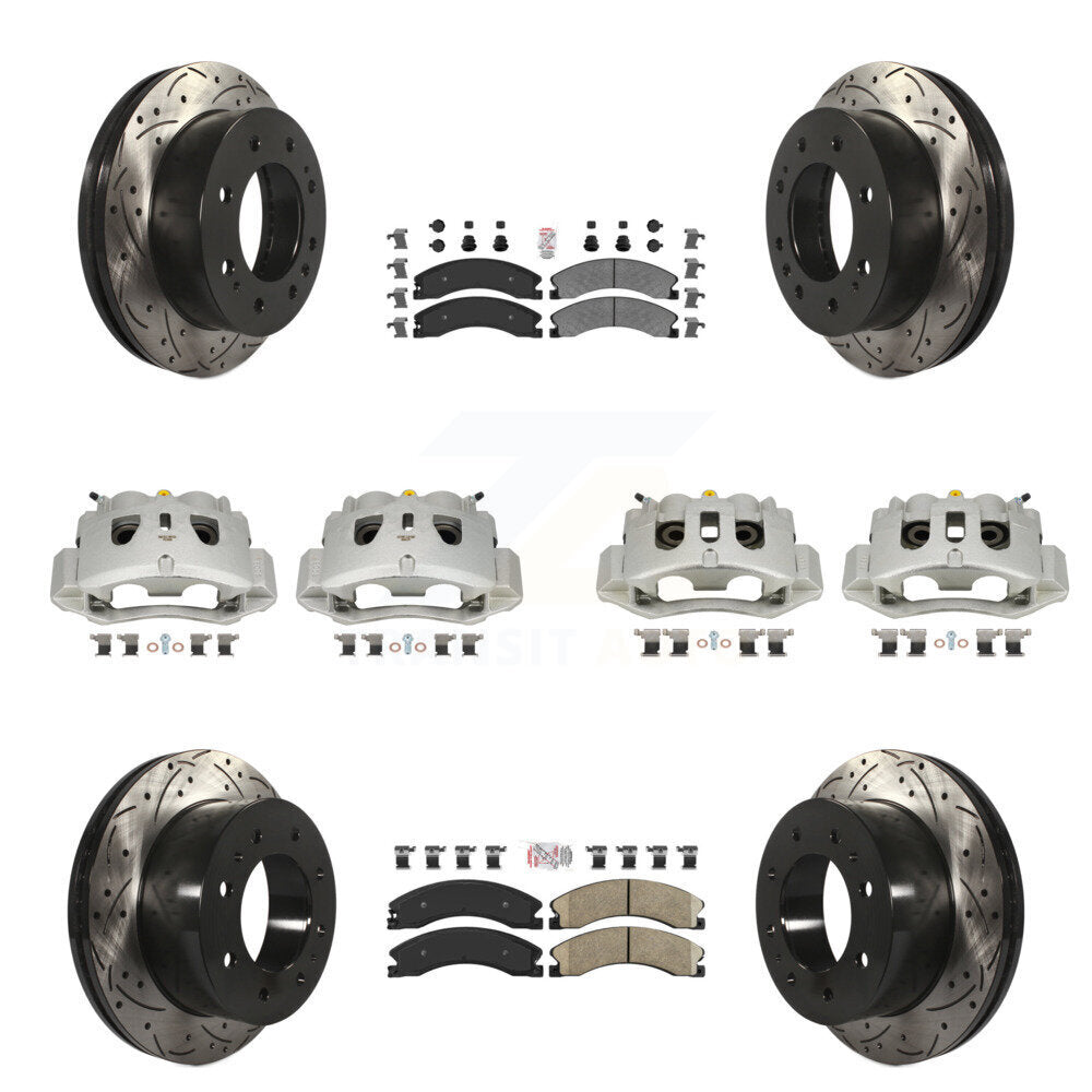 Transit Auto KCD-100461N Disc Brake Kit for 2011-2019 Chevrolet Suburban 3500 HD, Chevrolet Silverado 2500 HD, Chevrolet Silverado 3500 HD & more - Front and Rear product image