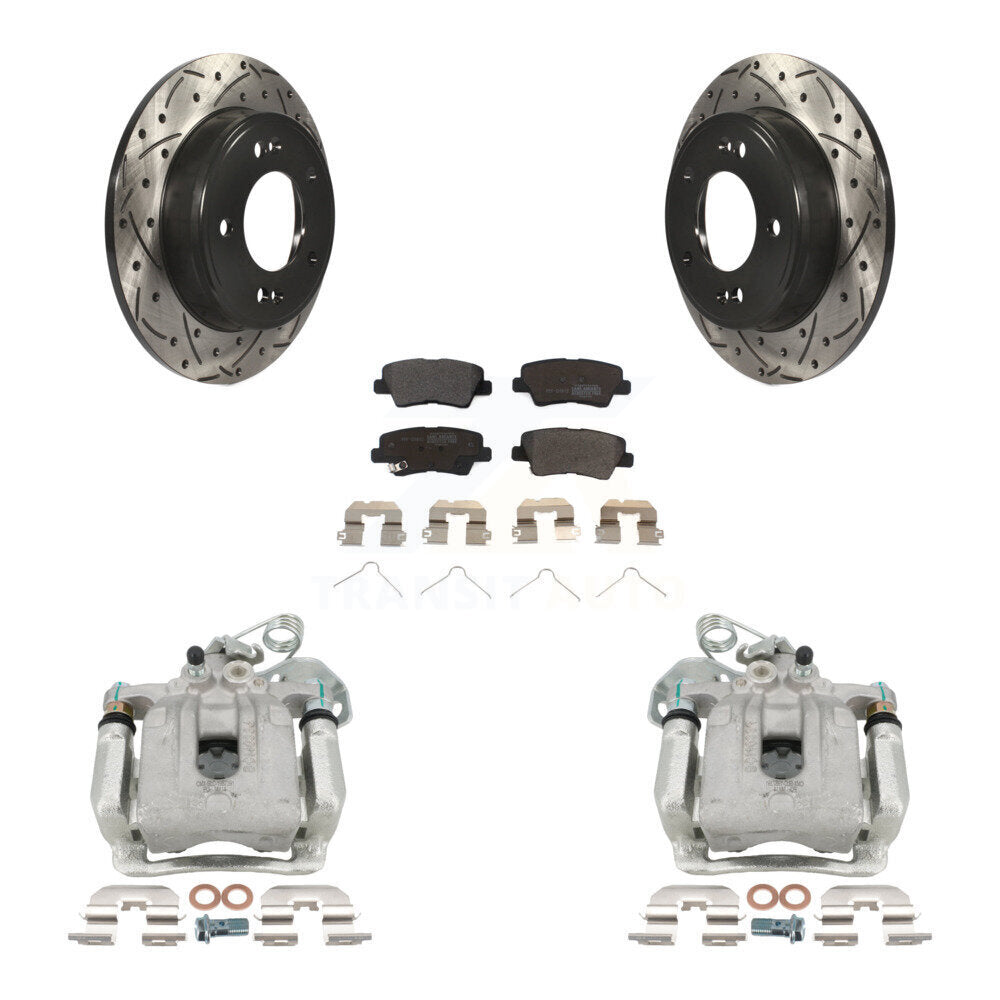 Transit Auto KCD-100461P Disc Brake Kit for 2017-2020 Hyundai Elantra - Rear product image