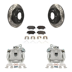 Transit Auto KCD-100461P Disc Brake Kit for 2017-2020 Hyundai Elantra - Rear product image