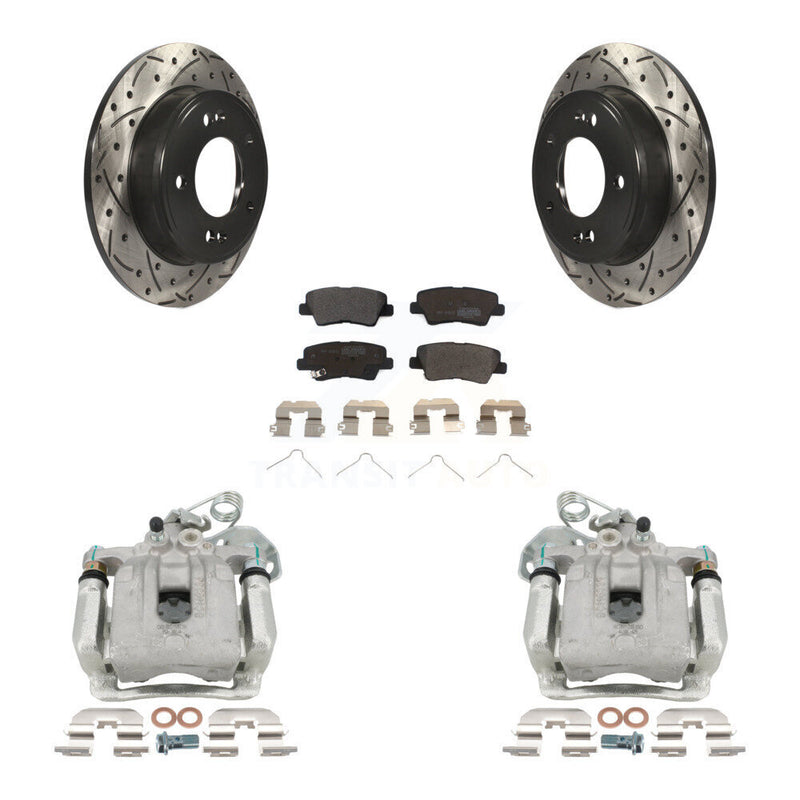 Transit Auto KCD-100461P Disc Brake Kit for 2017-2020 Hyundai Elantra - Rear product image