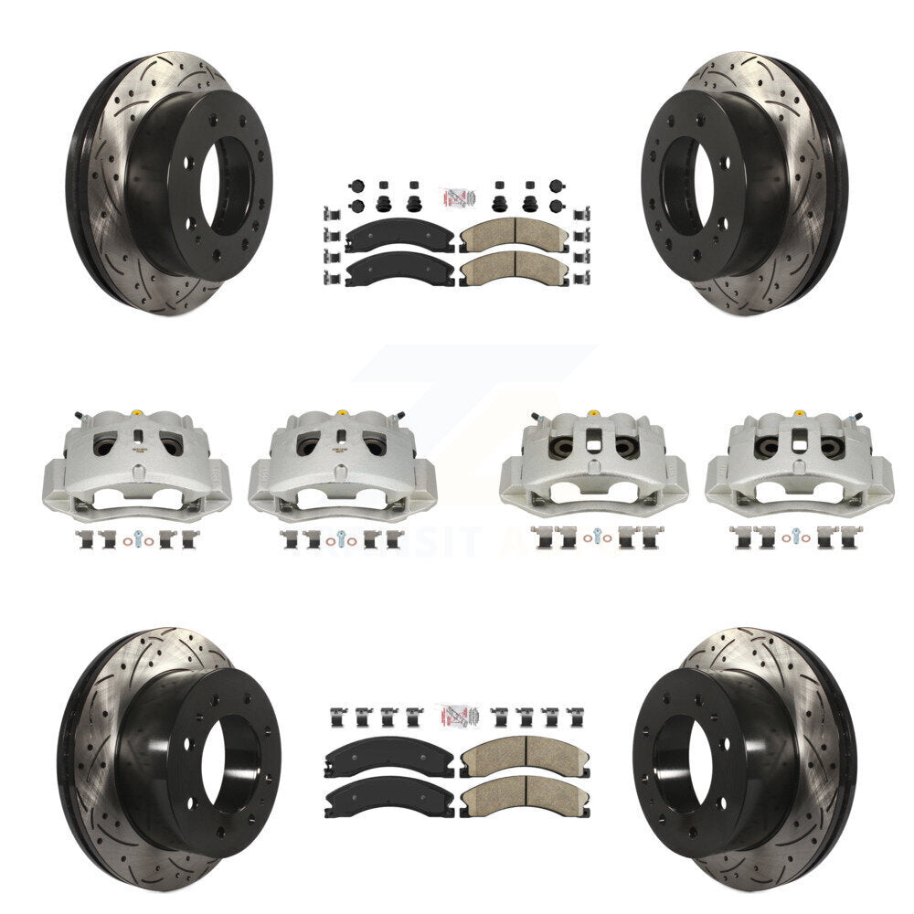 Transit Auto KCD-100462N Disc Brake Kit for 2011-2019 Chevrolet Suburban 3500 HD, Chevrolet Silverado 2500 HD, Chevrolet Silverado 3500 HD & more - Front and Rear product image