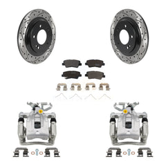 Transit Auto KCD-100462P Disc Brake Kit for 2017-2019 Kia Niro, Hyundai Ioniq - Rear product image