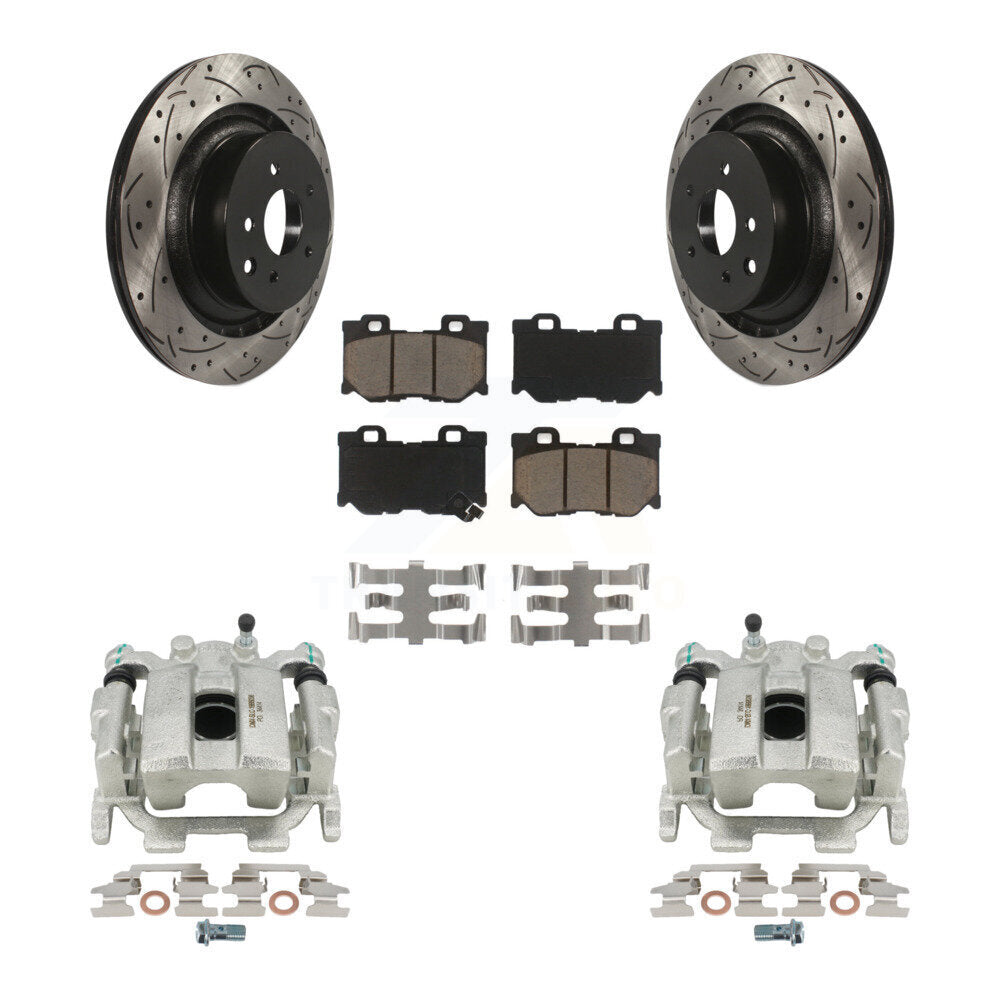 Transit Auto KCD-100463C Disc Brake Kit for 2010-2013 INFINITI G37 - Rear product image