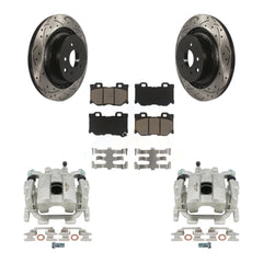 Transit Auto KCD-100463C Disc Brake Kit for 2010-2013 INFINITI G37 - Rear product image