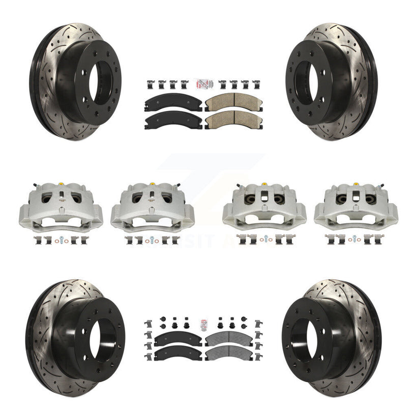Transit Auto KCD-100463N Disc Brake Kit for 2011-2019 Chevrolet Suburban 3500 HD, Chevrolet Silverado 2500 HD, Chevrolet Silverado 3500 HD & more - Front and Rear product image
