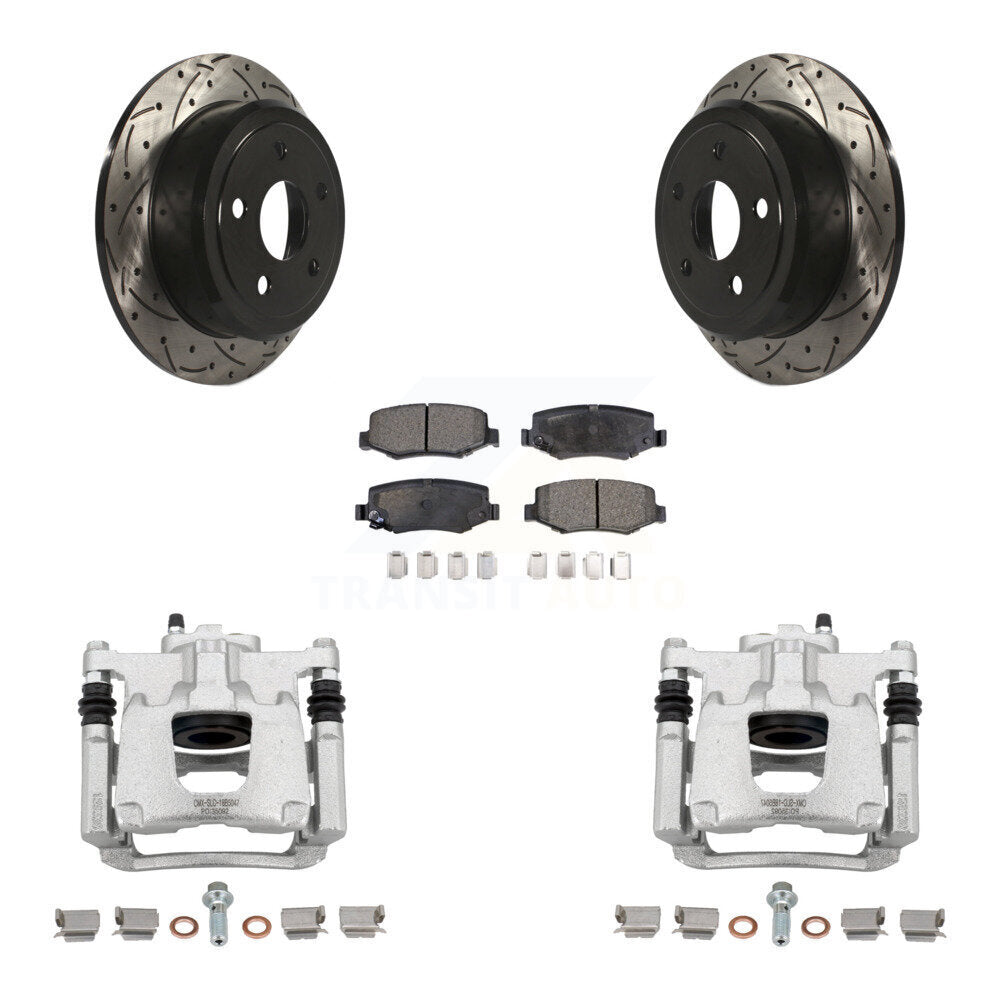 Transit Auto KCD-100463P Disc Brake Kit for 2007-2018 Jeep Wrangler JK, Jeep Wrangler - Rear product image