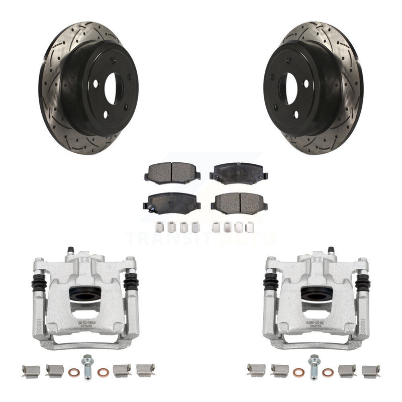 Transit Auto KCD-100463P Disc Brake Kit for 2007-2018 Jeep Wrangler JK, Jeep Wrangler - Rear product image