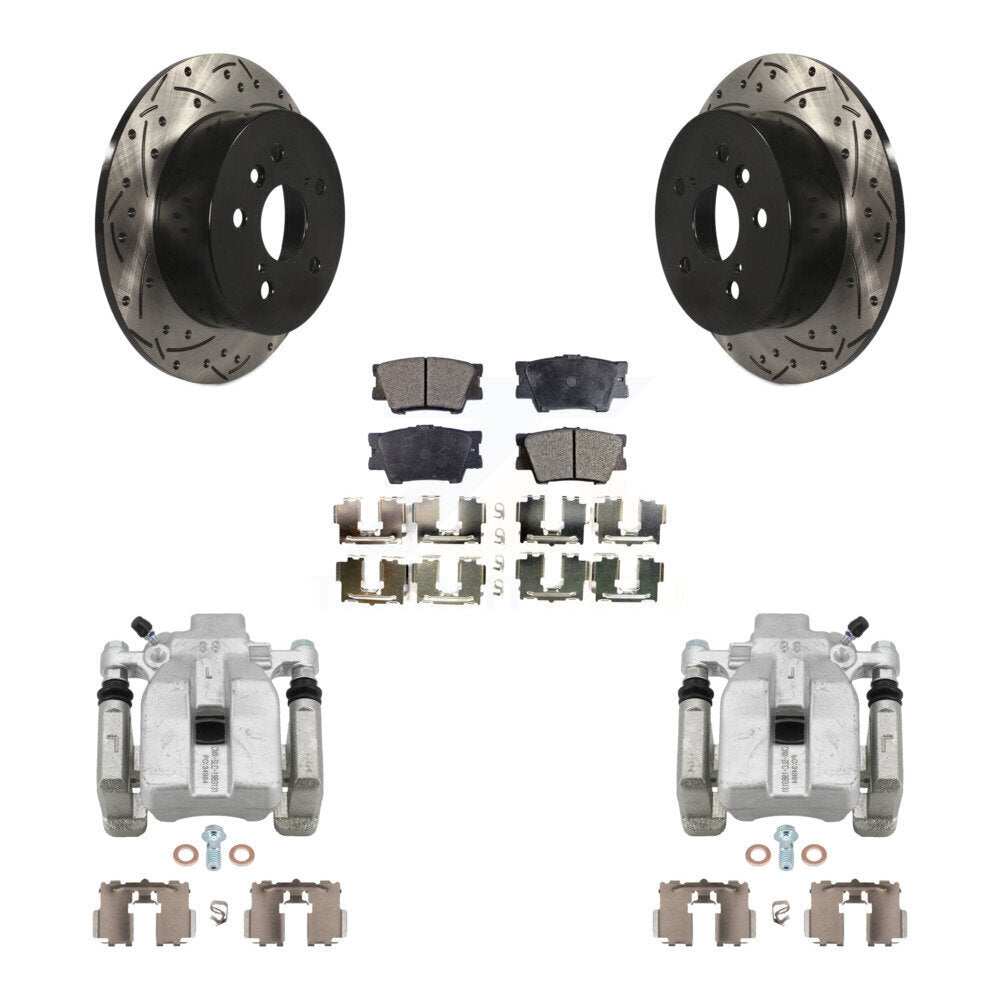 Transit Auto KCD-100463T Disc Brake Kit for 2007-2012 Lexus ES350, Toyota Camry, Toyota Avalon - Rear product image