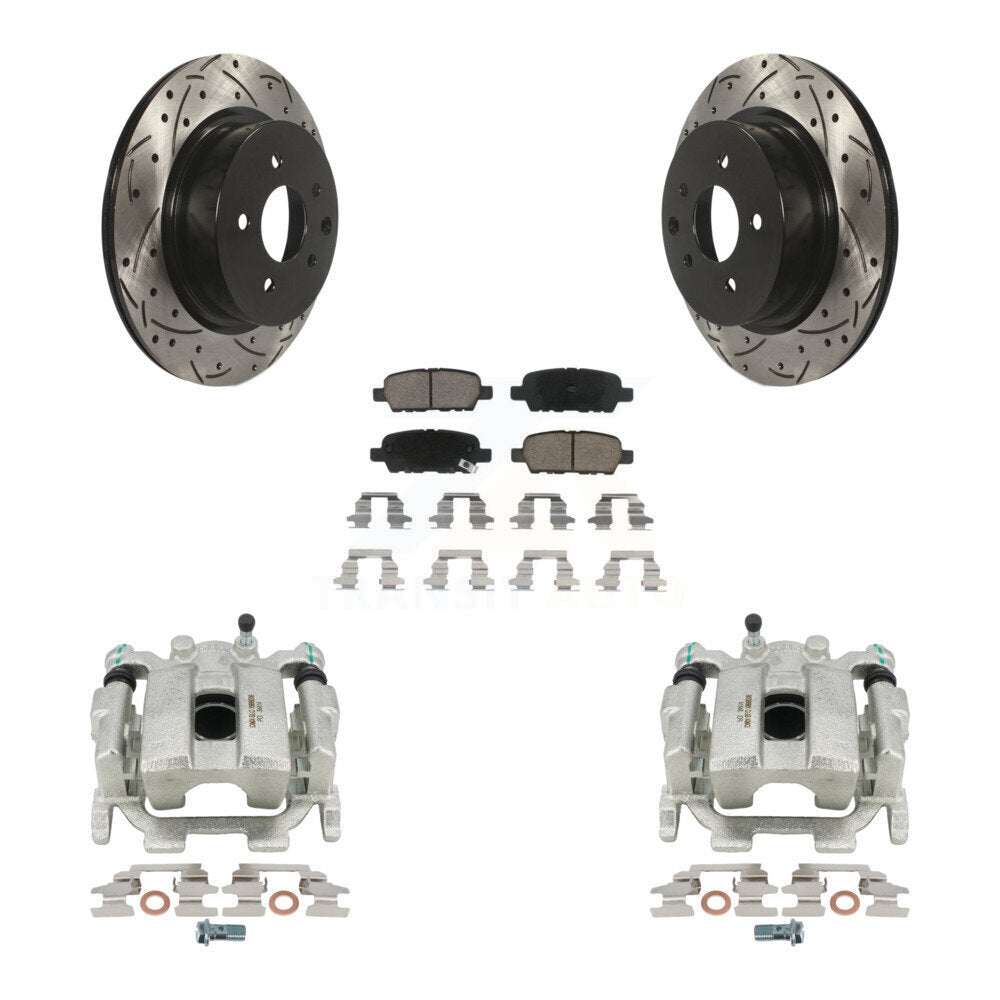 Transit Auto KCD-100464C Disc Brake Kit for 2009-2020 INFINITI Q40, INFINITI QX50, INFINITI EX37 & more - Rear product image