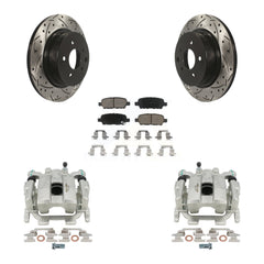 Transit Auto KCD-100464C Disc Brake Kit for 2009-2020 INFINITI Q40, INFINITI QX50, INFINITI EX37 & more - Rear product image
