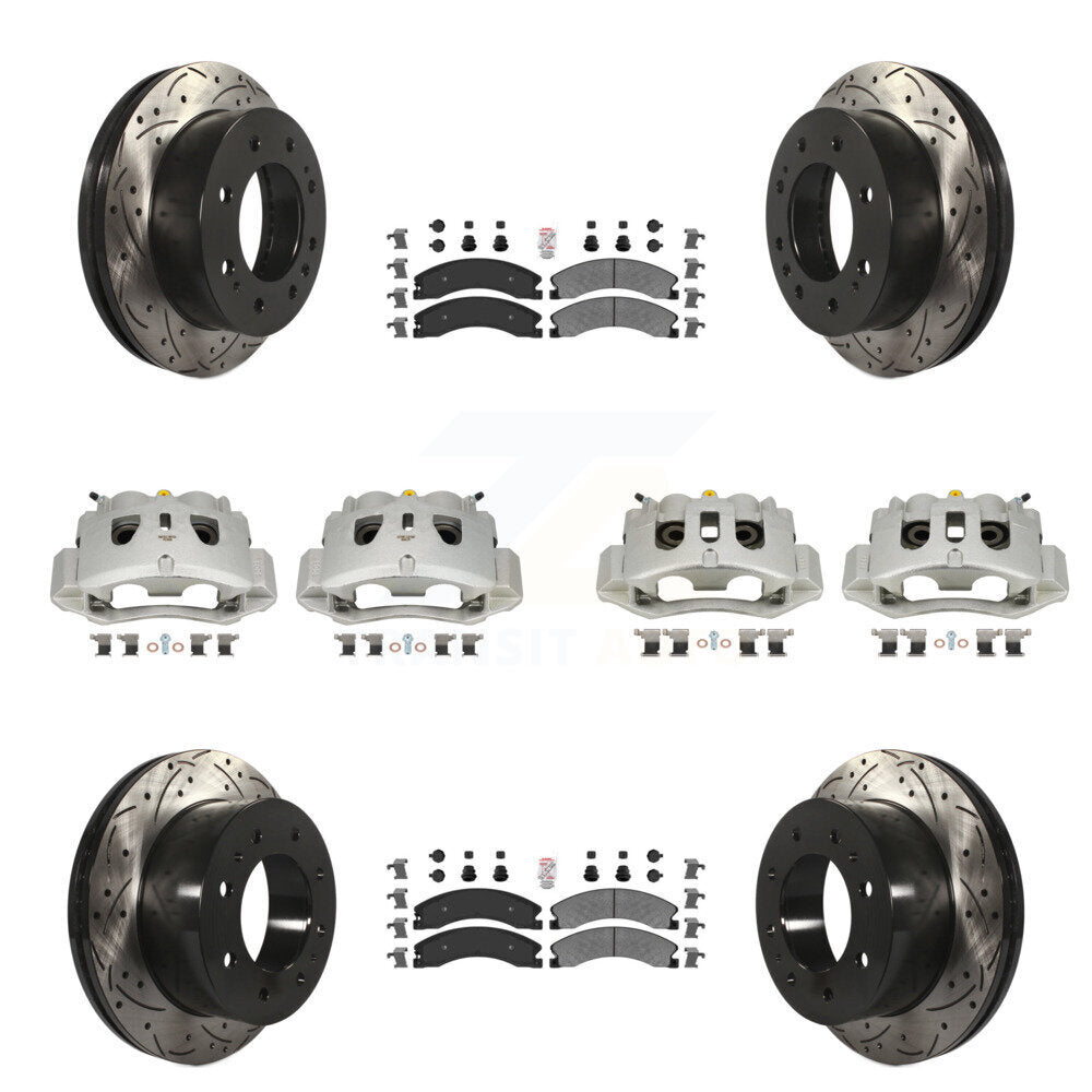 Transit Auto KCD-100464N Disc Brake Kit for 2011-2019 Chevrolet Suburban 3500 HD, Chevrolet Silverado 2500 HD, Chevrolet Silverado 3500 HD & more - Front and Rear product image