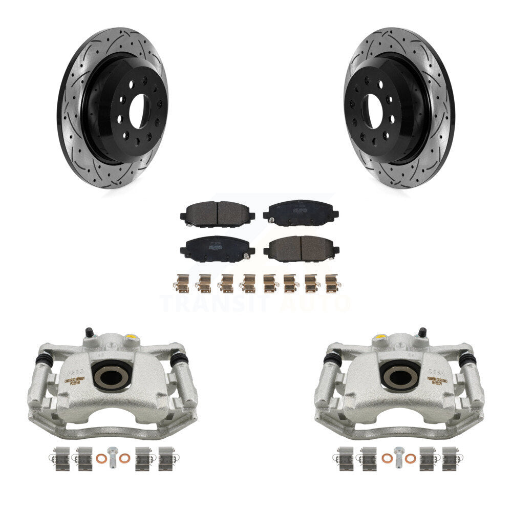 Transit Auto KCD-100464P Disc Brake Kit for 2018-2020 Jeep Wrangler - Rear product image