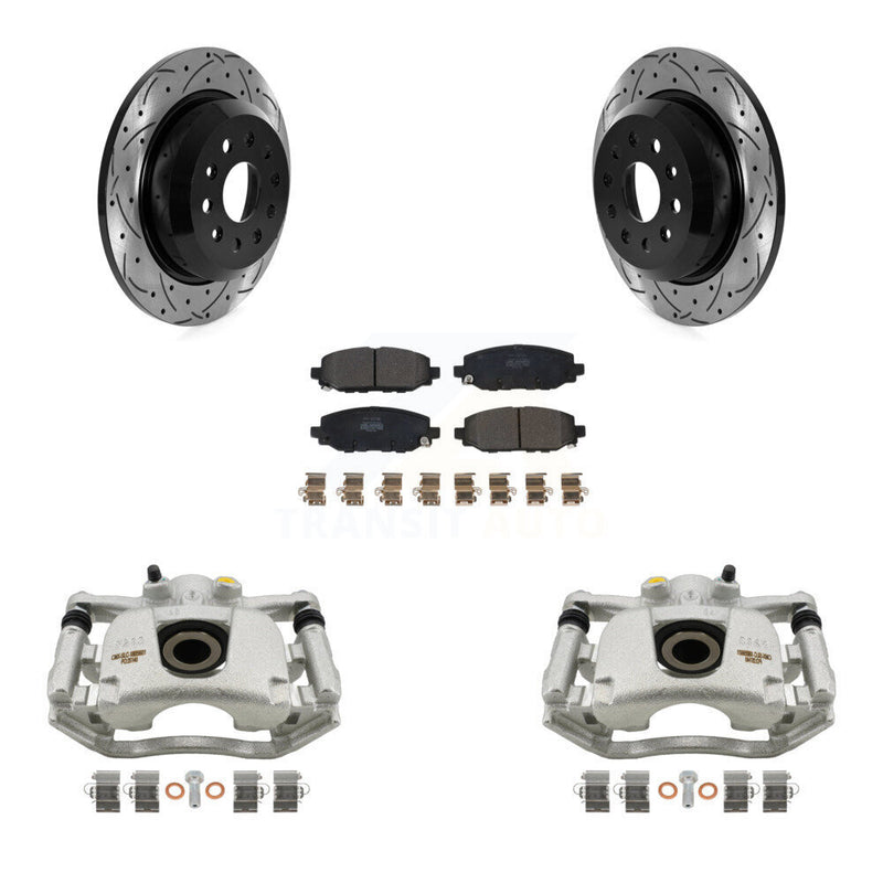 Transit Auto KCD-100464P Disc Brake Kit for 2018-2020 Jeep Wrangler - Rear product image