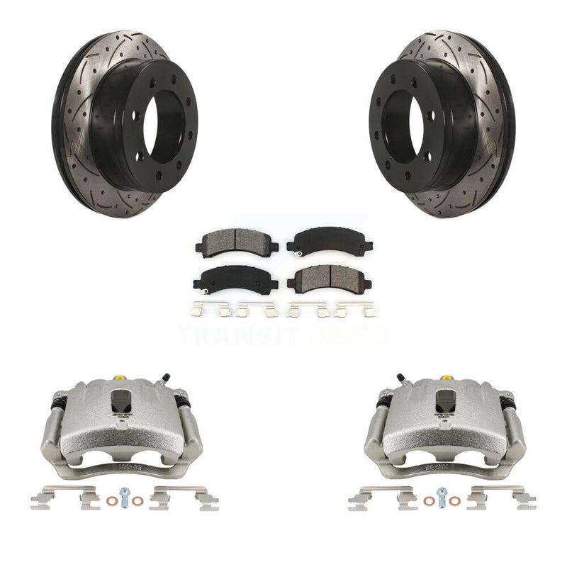 Transit Auto KCD-100464S Disc Brake Kit for 2003-2018 Chevrolet Express 2500, GMC Savana 2500, Chevrolet Express 3500 & more - Rear product image
