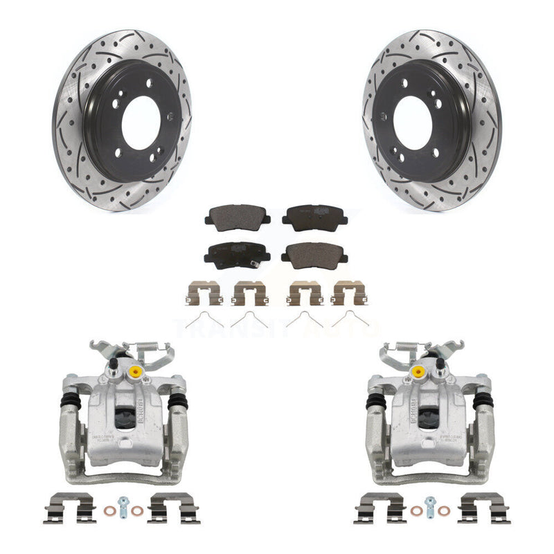 Transit Auto KCD-100464T Disc Brake Kit for 2017-2022 Kia Niro, Hyundai Elantra, Hyundai Ioniq - Rear product image